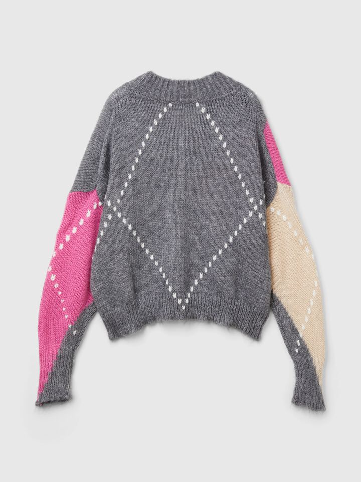 V NECK SWEATER L/S Mujer image number 5